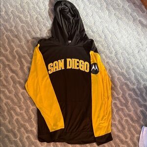 San Diego Black and Yellow Hoodie